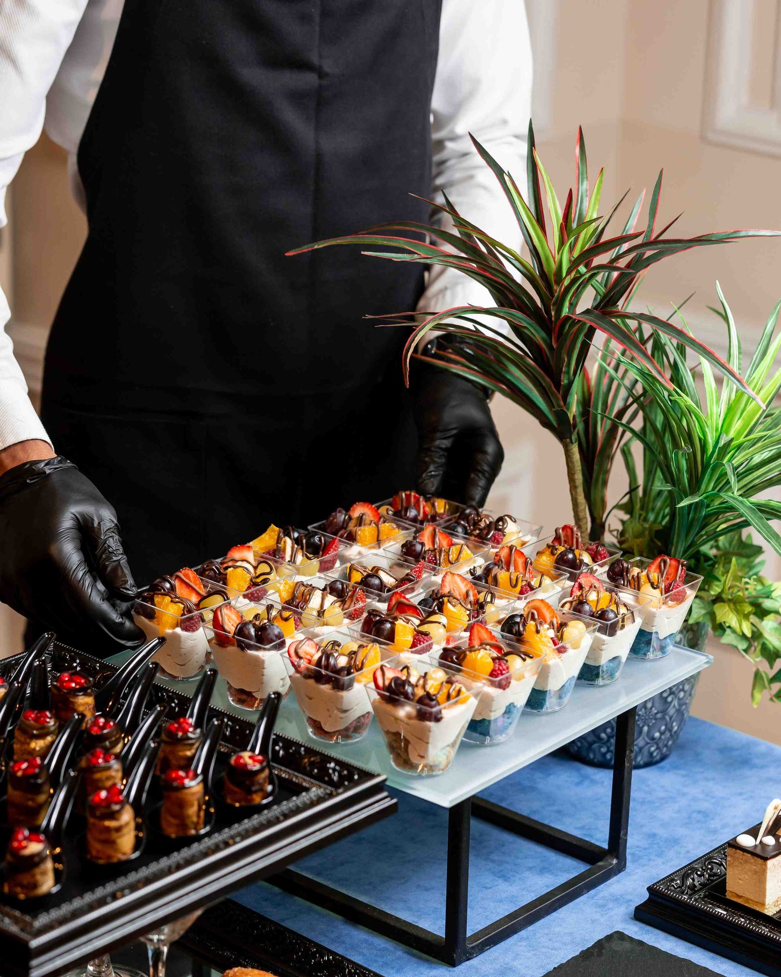 Live catering counter