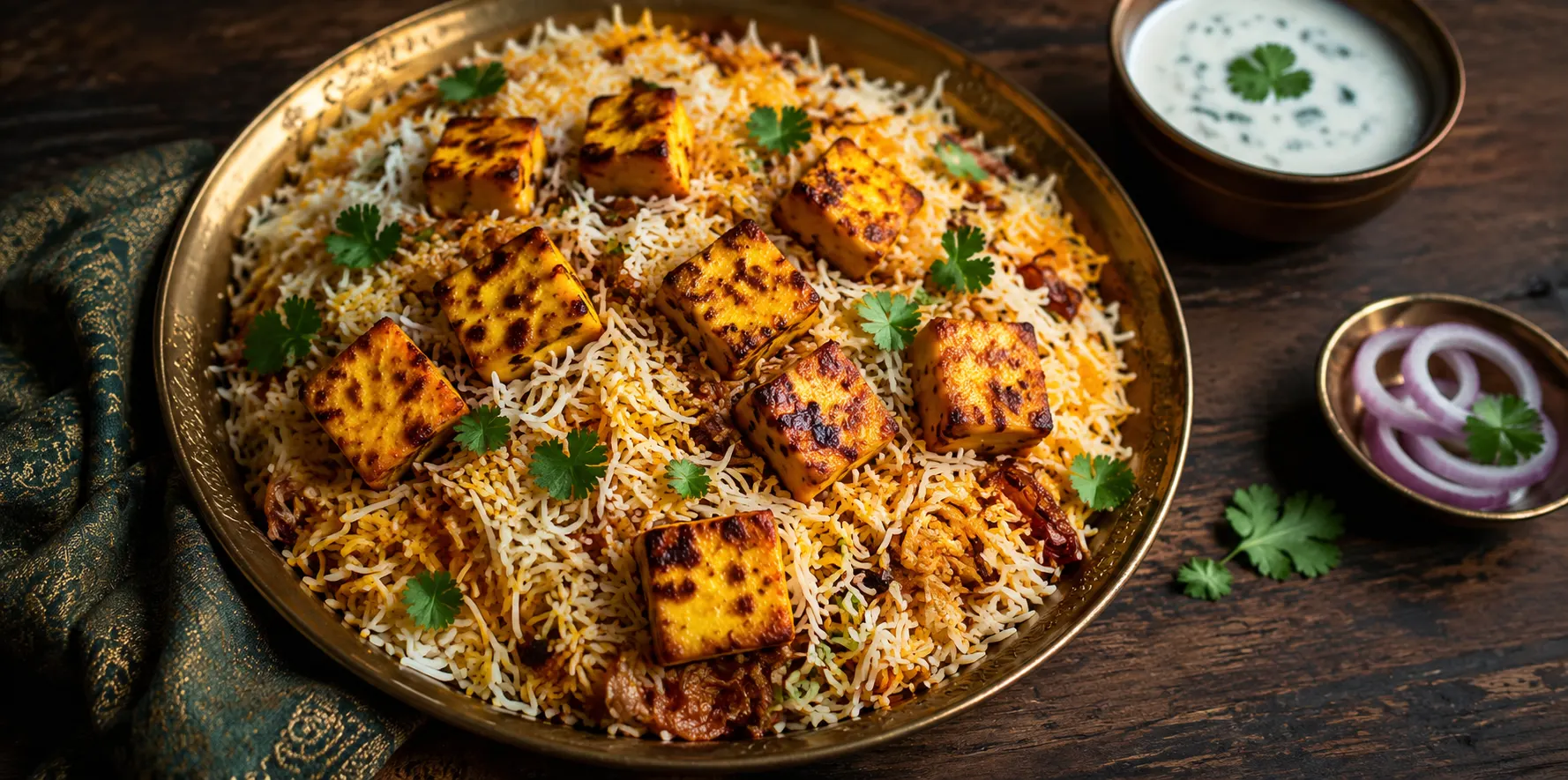 Paneer biryani